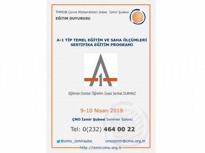 A-1 TİPİ TEMEL EĞİTİM VE SAHA ÖLÇÜMLERİ SERTİFİKA EĞİTİM PROGRAMI