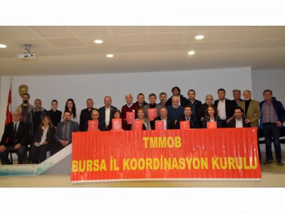 TMMOB BURSA İL KOORDİNASYON KURULU BASIN TOPLANTISINA KATILDIK.