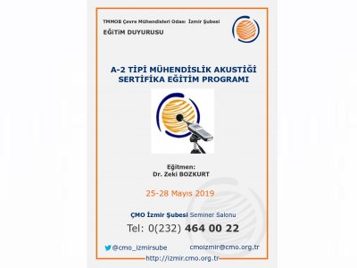 A-2 TİPİ MÜHENDİSLİK AKUSTİĞİ SERTİFİKA EĞİTİM PROGRAMI