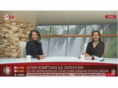 BURSA`DA BUGÜN TV KANALI AYSUN KOMİTGAN İLE GÜN`AYSIN` CANLI YAYIN PROGRAMINA KATILDIK.