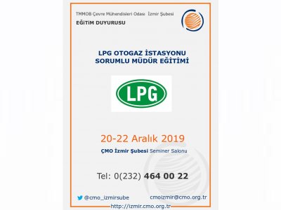 LPG OTOGAZ İSTASYONU SORUMLU MÜDÜR EĞİTİMİ