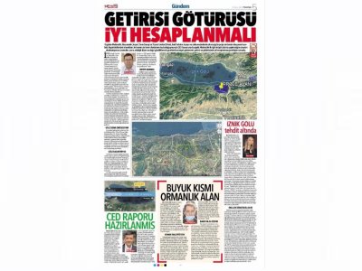 HÜRRİYET BURSA GAZETESİ`NE RÖPORTAJ VERDİK.