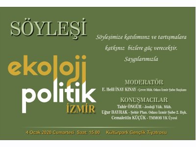 EKOLOJİ POLİTİK SÖYLEŞİ