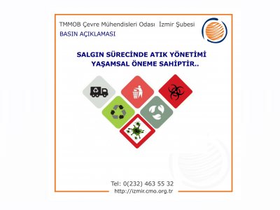 BASIN AÇIKLAMASI:SALGIN SÜRECİNDE ATIK YÖNETİMİ YAŞAMSAL ÖNEME SAHİPTİR.. 