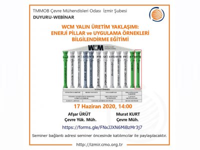 WCM YALIN ÜRETİM YAKLAŞIMI: ENERJİ PİLLAR VE UYGULAMA ÖRNEKLERİ BİLGİLENDİRME EĞİTİMİ