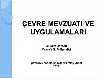 MMO İZMİR ŞUBESİ TARAFINDAN İZMİR YÜKSEK TEKNOLOJİ ÜNİVERSİTESİ MAKİNE MÜHENDİSLİĞİ BÖLÜMÜ SON SINIF ÖĞRENCİLERİNE YÖNELİK DÜZENLENEN EĞİTİM KAPSAMINDA ÇEVRİMİÇİ ÇEVRE MEVZUATI VE UYGULAMALARI DERSİNDE KONUŞMACI OLDUK.