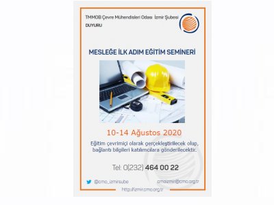 ÇMO İZMİR- MESLEĞE İLK ADIM EĞİTİM SEMİNERLERİ 2020