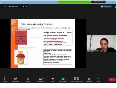 ODAMIZIN İLK ÇEVRİMİÇİ TIBBİ ATIK PERSONELİ BİLGİLENDİRME EĞİTİMİNİ TAMAMLADIK.