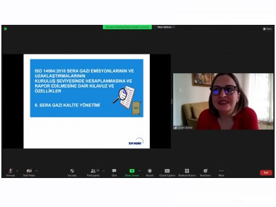 ODAMIZIN GÜNCEL VERSİYONDA İKİNCİ ISO 14064-1:2018 STANDARDIÇERÇEVESİNDE SERA GAZLARI EMİSYONLARININ VE UZAKLAŞTIRMALARININ KURULUŞ SEVİYESİNDE HESAPLANMASI VE RAPORLANMASI EĞİTİMİNİ ÇEVRİMİÇİ OLARAK GERÇEKLEŞTİRDİK. 