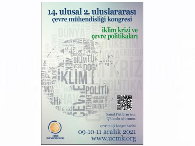 14. ULUSAL 2. ULUSLARARASI ÇEVRE MÜHENDİSLİĞİ KONGRESİ 