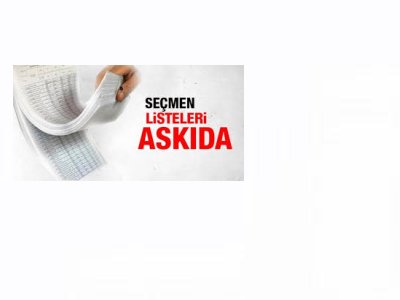 Seçmen Listesi Askı Tarihi