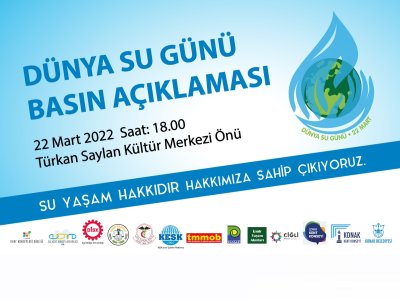 BASIN AÇIKLAMASI: SU YAŞAM HAKKIDIR, HAKKIMIZA SAHİP ÇIKIYORUZ.