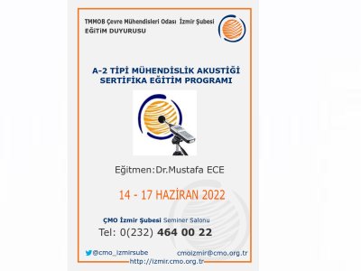 A-2 Tipi Mühendislik Akustiği Sertifika Eğitim Programı 