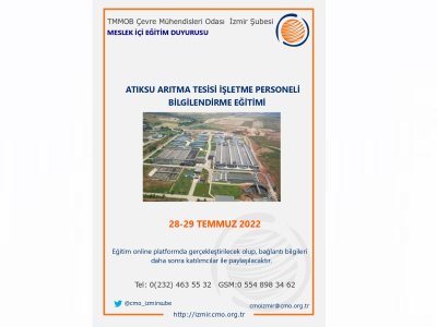 ATIKSU ARITMA TESİSİ İŞLETME PERSONELİ BİLGİLENDİRME EĞİTİMİ