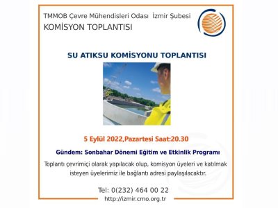 SU-ATIKSU KOMİSYONU TOPLANTISI