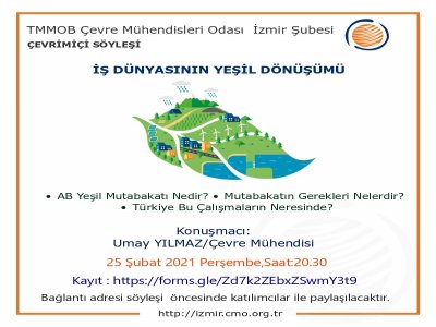 ÇEVRİMİÇİ SÖYLEŞİ: İŞ DÜNYASININ YEŞİL DÖNÜŞÜMÜ