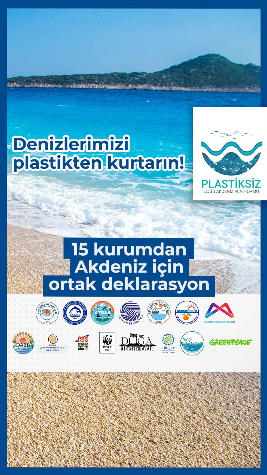 DENİZLERİMİZİ PLASTİKTEN KURTARIN!